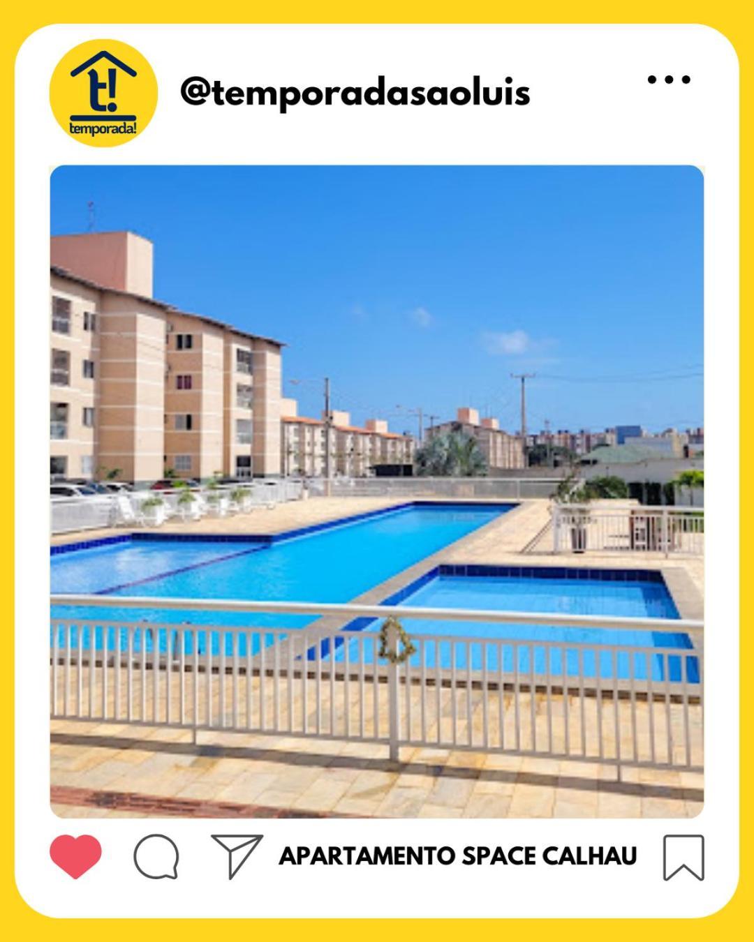 Apartamento Space Calhau Sao Luis  Bagian luar foto